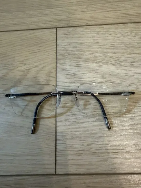 Silhouette Eyeglasses, Frames Only, 5540 JF 7110, 55-21-140, Titanium, Austria