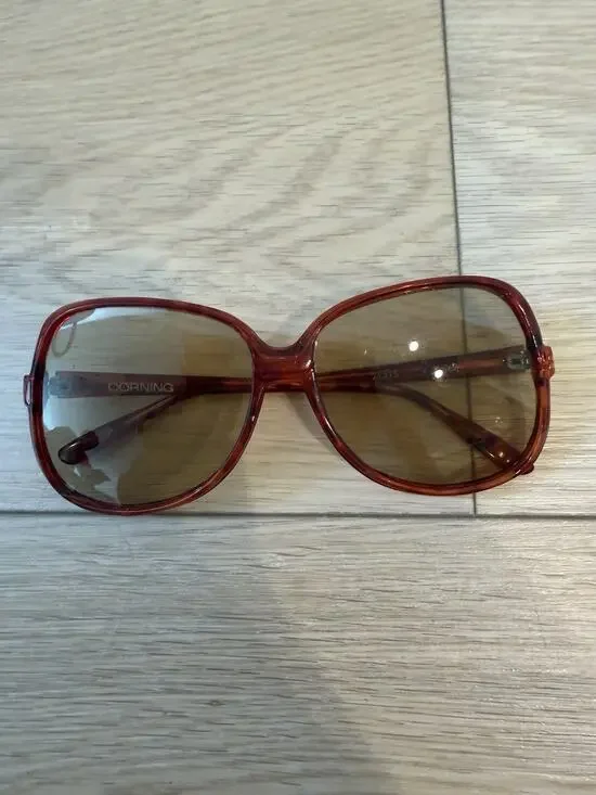 Vintage Corning 2131S Tortoise Butterfly Sunglasses Frames Made in Korea