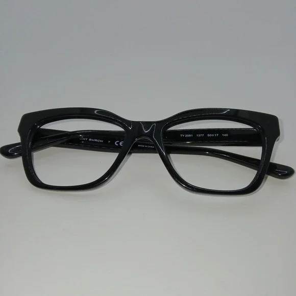 Tory Burch TY 2081 Womens Eyeglasses Frame Black Cat Eye Full Rim 50-17-140 mm