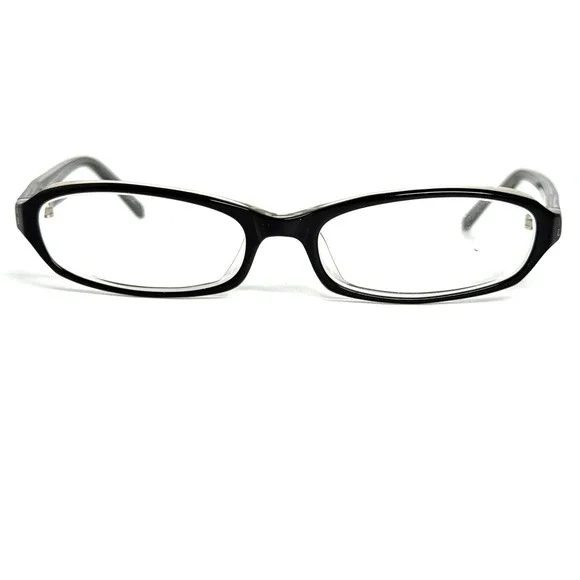 EyeBuyDirect HT066 Black Clear Oval Eyeglass Frames 50-16-135