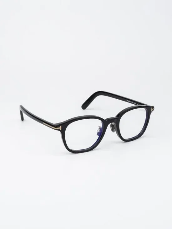 Tom Ford Women Eyeglasses Black Square FT5858-D-B 001 NEW AUTHENTIC