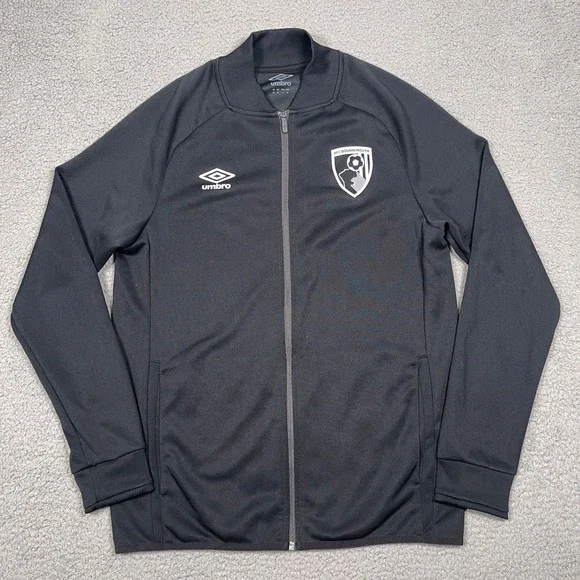 Umbro FC‎ Bournemoth Track Jacket Mens L Black Training Soccer Football City