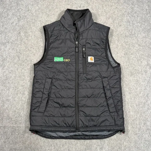 Carhartt Black Insulated Lightweight Gilliam Defender Vest‎ Men's Size Small