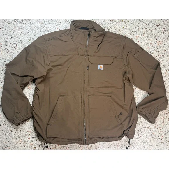 Carhartt Super Dux Relaxed Fit Light Weight Mock Neck Men's Jacket‎ Size XL