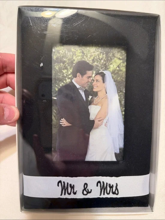 IKEA Black Photo Frame with White 