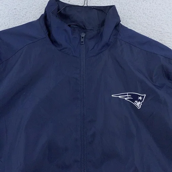 New‎ England Patriots Reebok Lined Windbreaker Jacket Mens Large NFL Football