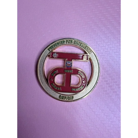 US Army 90th Sustainment Brigade Tough Ombres Challenge‎ Coin Excellence Sep 08