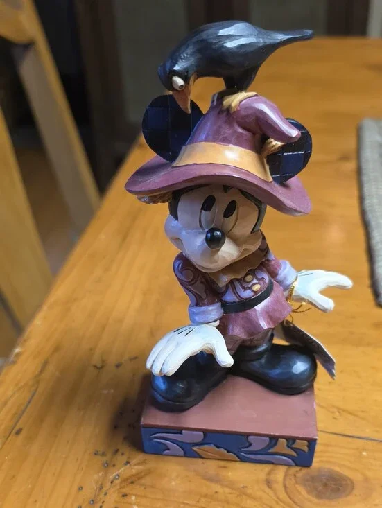 Disney  Mickey Scaredy Crow Figurine Accent