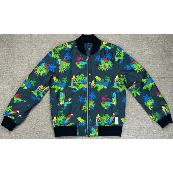 Liful Minimal Garment‎ Club 75 Reversible Rare Parisian Tropic Jacket Size Small