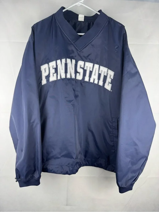Vintage Y2K Penn State University Pullover Windbreaker Jacket Men’s Size L