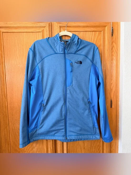 The North Face blue zip up jacket sz M for men