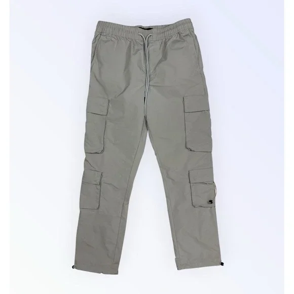 CMDG Caliber Denim NYC Men's LARGE Beige Jeans With Zip front‎ Pockets