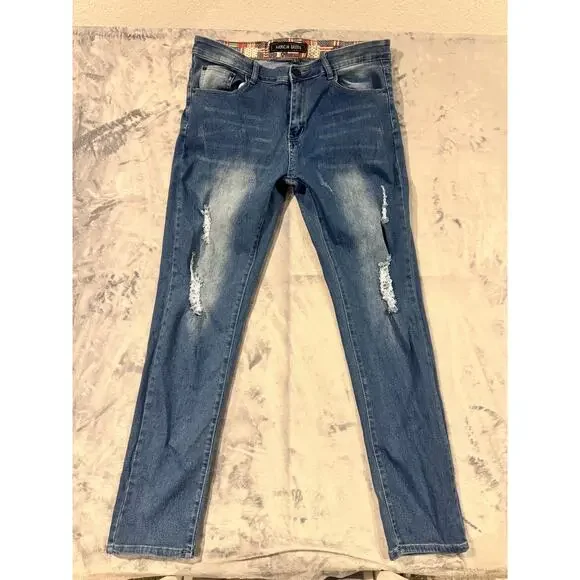 American Breed distressed jeans men 36‎