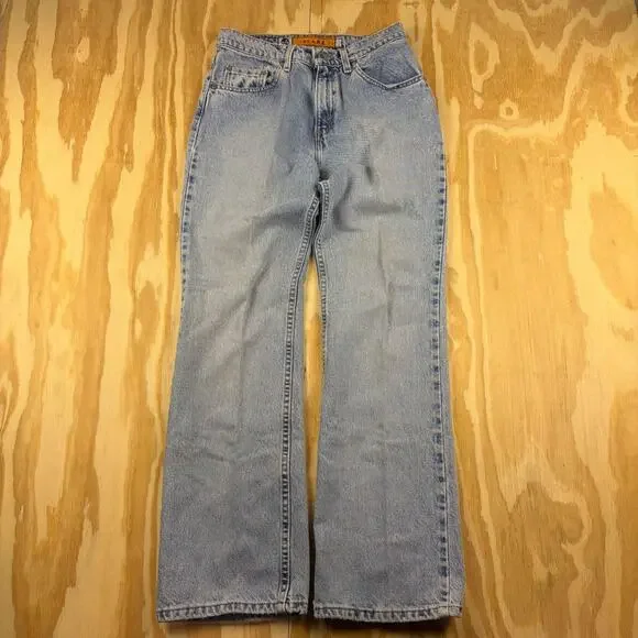 Vintage 1997 Levi’s SilverTab Flare Jeans – Light Blue Washed – Size 9