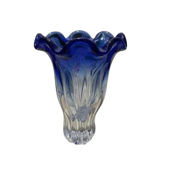 Shannon Freeform Crystal Collection Vase 9.5