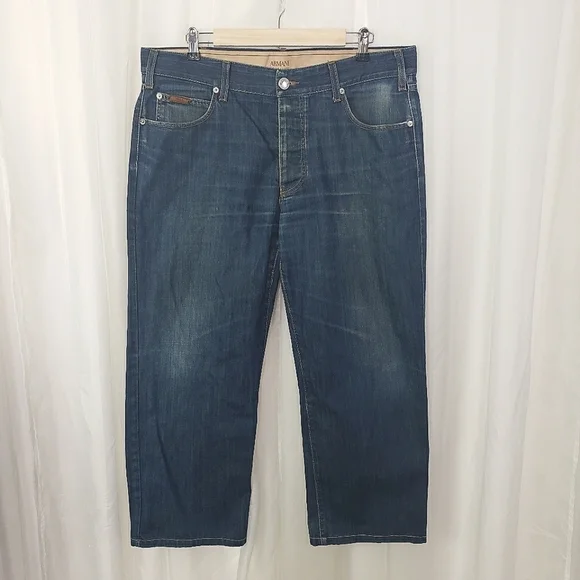 Armani Collezioni Simin T Spa button fly jeans 100% cotton size 36