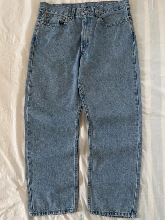 Levi's 550 Men's Light Blue Relaxed Straight Jeans 34x28