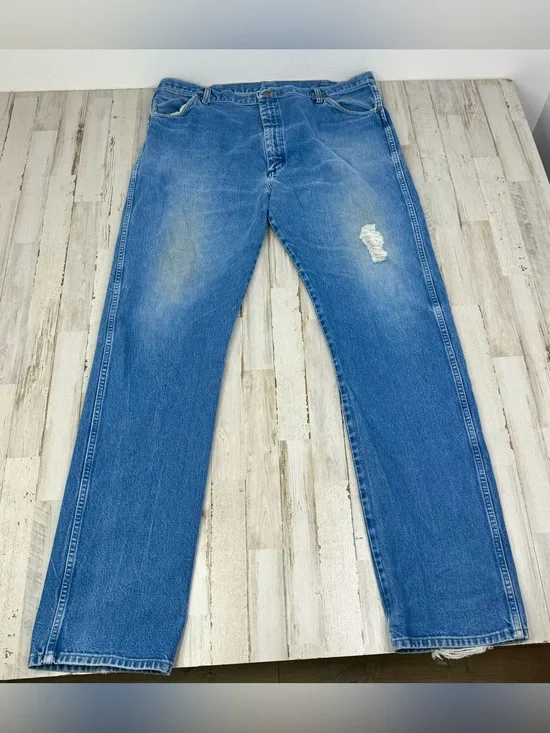 Wrangler Jeans Men's 40x36 Blue Cowboy Western Outdoors 936PWD