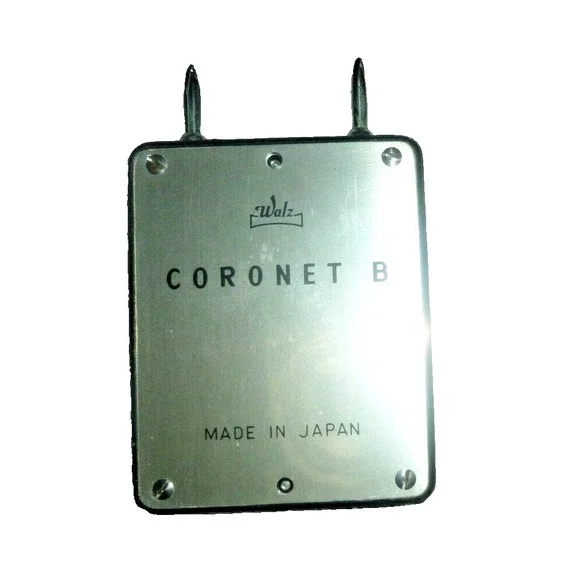 Vintage Walz Coronet B Exposure Light Meter Japan Silver Tone Camera Accessory