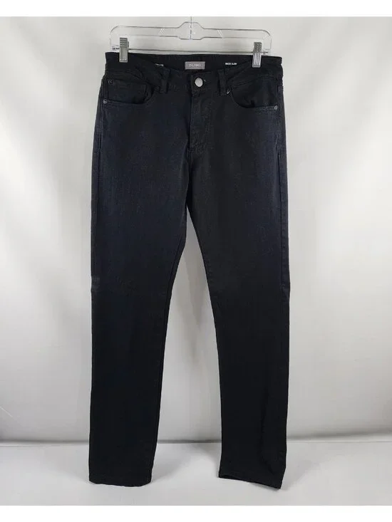DL1961 Jeans Mens 31x33 Black DL Ultimate Nick Slim Denim