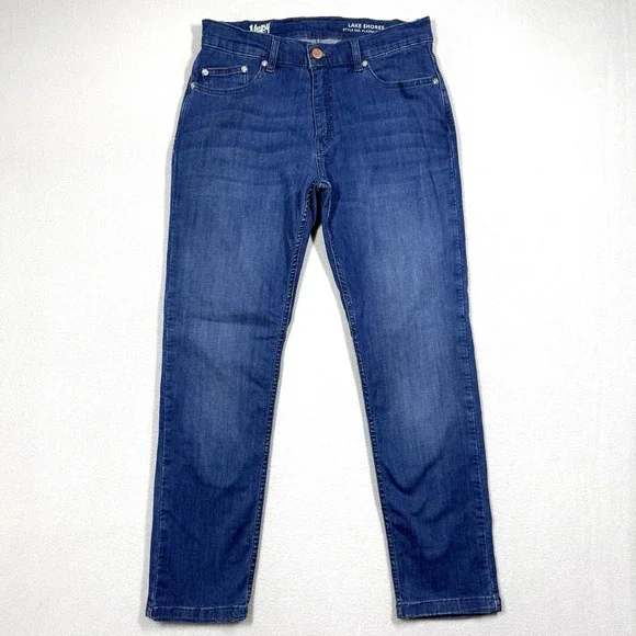 Mugsy Jeans Mens 32x30 Lake Shores Dark Blue Straight Regular Stretch 5 Pocket