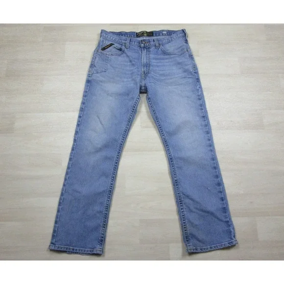Ariat Rebar M5 Straight Leg Jeans Men's (36x31.5) DuraStretch Workwear Western