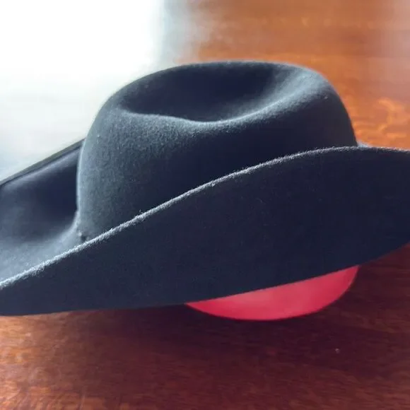 Vintage 1960’s Frank Olive designed for Saks Fifth Avenue Black Wool Hat Women’s