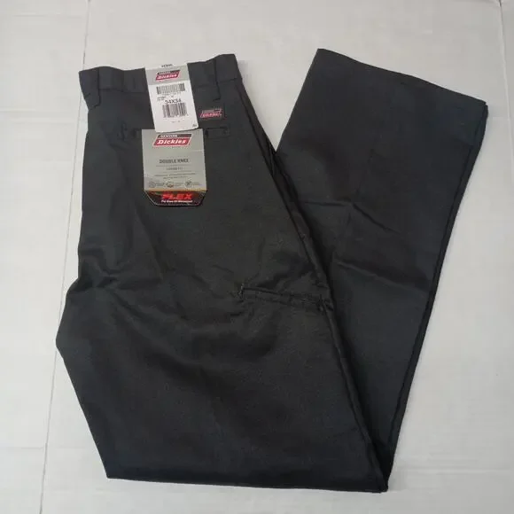 Dickies Loose‎ Fit Double Knee Work Pants Men's 34x34 Black Straight Leg