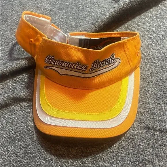 Orange Clearwater Beach Visor