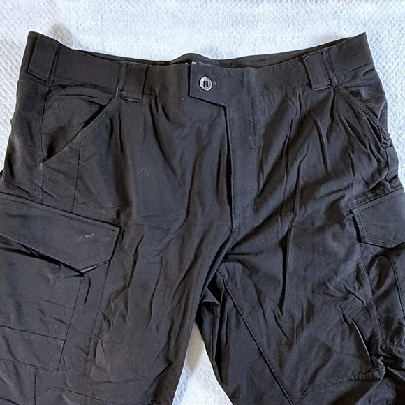 5.11 Tactical Series Cargo Pants Mens 40x32 Apex Stretch Utility Black