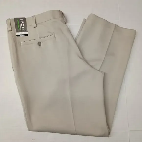 Izod‎ XFG Golf Pants Men's Size 38x29 Gray X-Treme Function UPF-50 Preppy