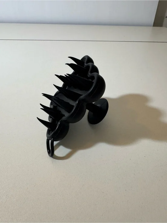 Black Silicone Shampoo Brush