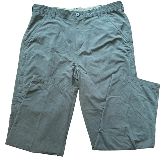 REI Co-op Mens‎ 36x30 Sahara Tech Pants  UPF 50+ Nylon Hiking Zip Pockets