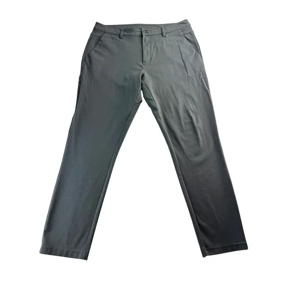 BYLT Men's Everyday‎ Pant 2.0 Slim Fit Grey Premium Basics Size 38X30.5