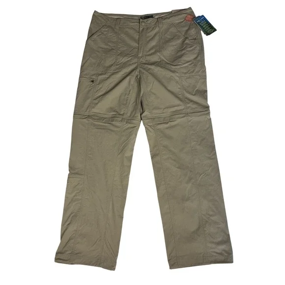 Royal Robbins Convertible Cargo Pants Mens US 38/ 32 Outdoor Hiking‎ Beige New