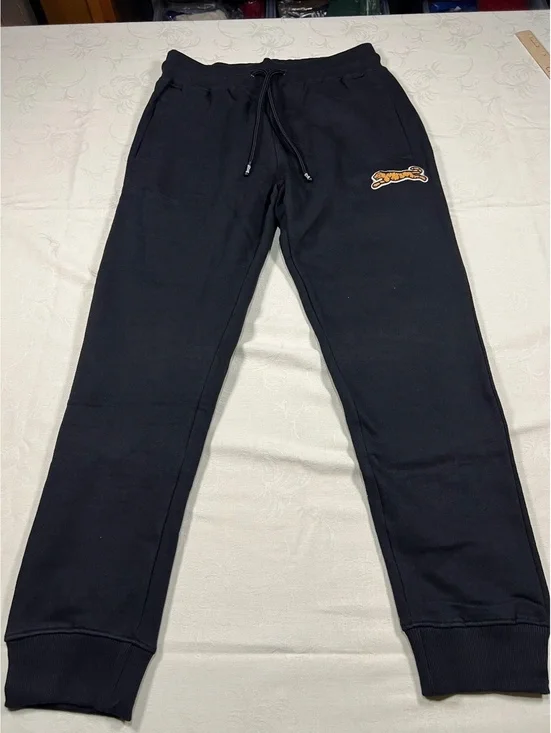 Le Tigre Black Fleece Sweatpants Size Medium Stitched