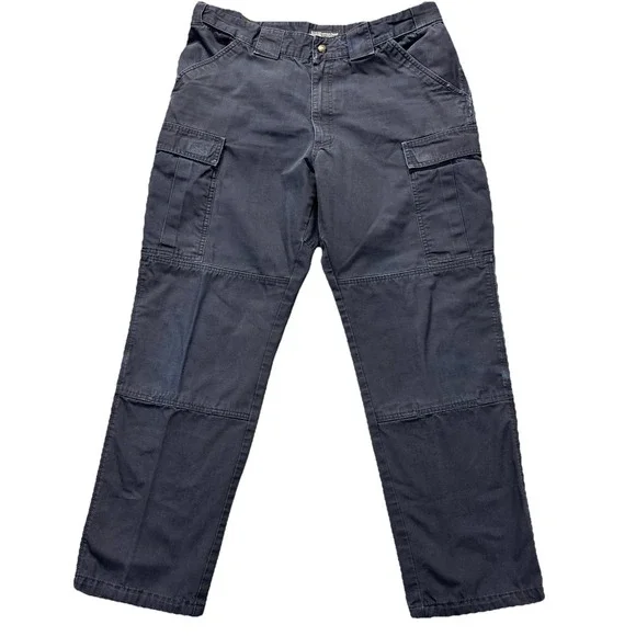 5.11 Tactical Series Cargo Pants Mens Large Blue Double Knee Ripstop TDU  74003‎