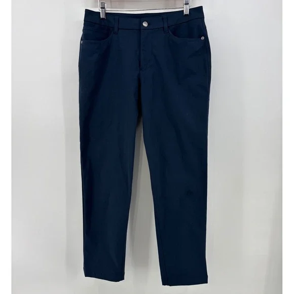 Lululemon ABC Slim Fit Pant Men Size 30 Blue Warpstreme Stretch Casual Active