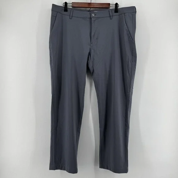 Rye 51 Chino Pants‎ Mens 38 Gray Technical Performance Stretch Chinos