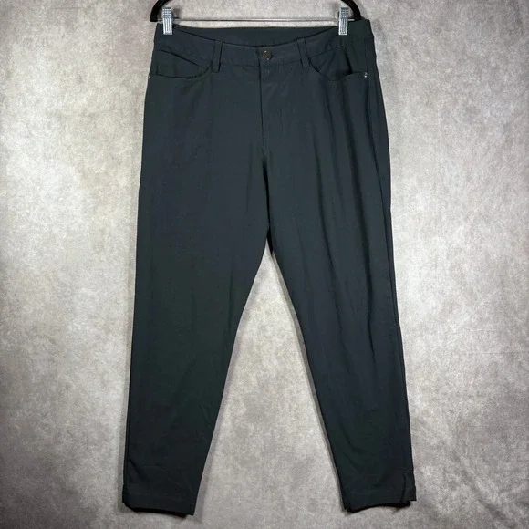 Lululemon Pants Mens 33 Black ABC Slim Fit Warpstreme Obsidian Casual Golf Chino
