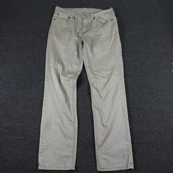 Levi's Pants Mens 32x34 541 Athletic Taper Khaki Tan Twill EUC 18181-0040