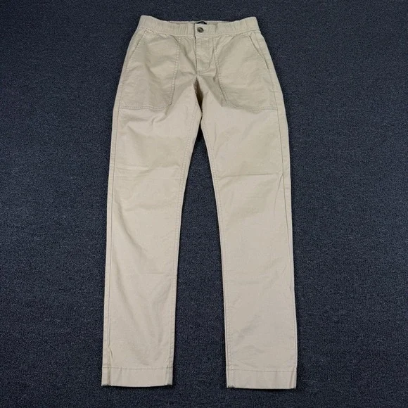 Express Pants Mens XS Jogger Utility Tan Khaki Elastic Waist EUC 003043679