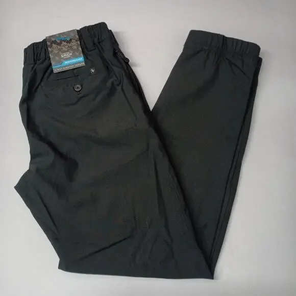 Birdie Bound Golf Joggers Men's S Black‎ Stretch Drawstring