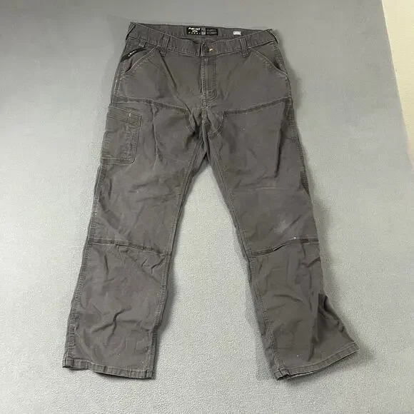 Ariat Rebar M4 Jeans Mens 34X30 Relaxed Straight Double Knee Workwear