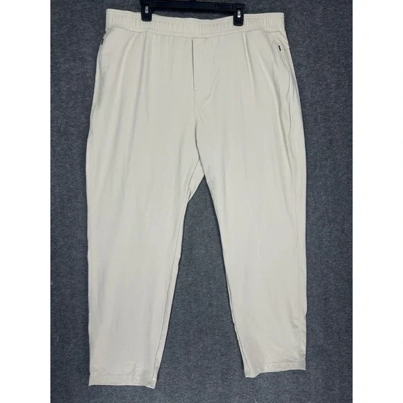 Public Rec Pants Mens 44x32 Beige All Day Every Day Gamechanger‎ drawstring