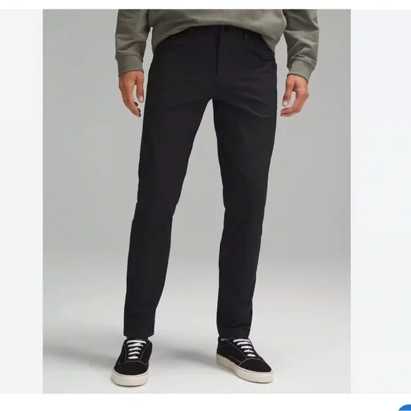 LULULEMON Men's ABC Slim-Fit Black Pant SZ 34
