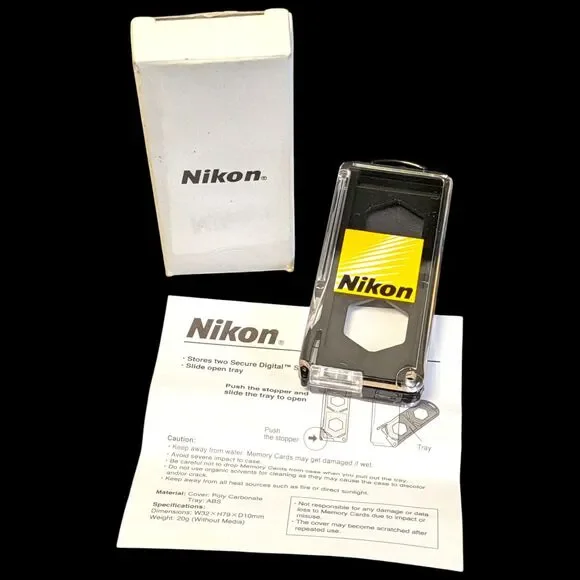 NIKON CAMERA SD CARD HOLDER HEAVY DUTY