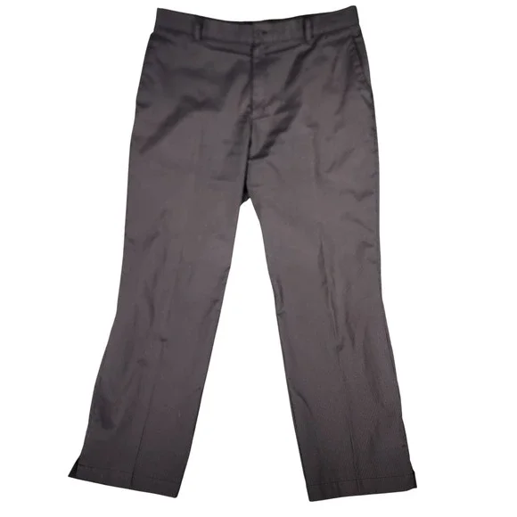 Nike Golf Pants Mens 36x32 Gray Excellent Dri-FIT Pinstripe Performance Trousers