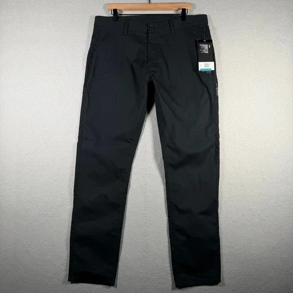 Oakley Mens Icon Chino Pants Blackout Slim Tapered Stretch 36x32 422197A NWT