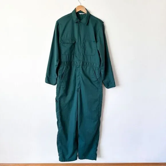 Big Mac JCPenney Vintage RARE Color Men’s Teal Green Mechanic Work Coveralls Jum